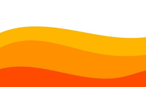 Warm Wave Background  Abstract Red Orange Yellow Gradient Layers Illustrazione stock