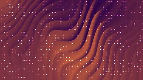 Warm waves ripple across a glowing background Stock Footage 336927534
