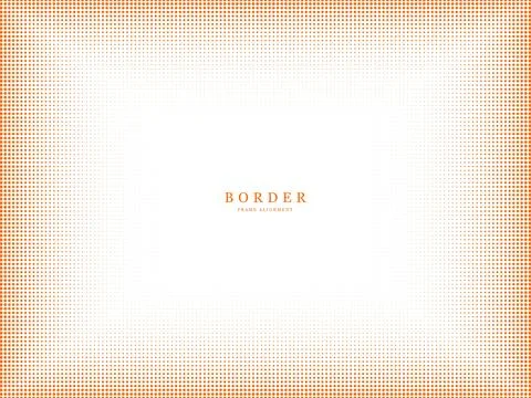 Warm White Panel with Peach Illuminated Border Stock Illustration