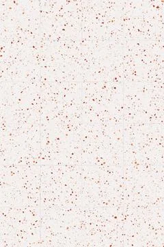 Warm white terrazzo floor texture background with orange and brown granite stone Illustrazione stock