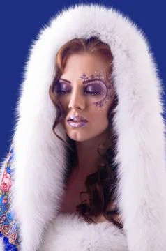 Warm winter coat Stock Photos