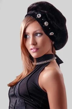 Warm winter coat Stock Photos