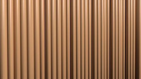 Warm Wooden Column Texture Abstract Background 3d render. Stock-Illustration