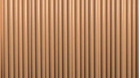 Warm Wooden Column Texture Abstract Background 3d render. Stock-Illustration