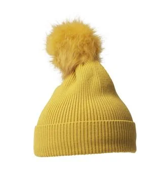 Warm wool hat isolated on white background Stock Photos