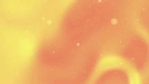 Warm yellow orange abstract gradient background with glowing particles Stock Footage 329618801