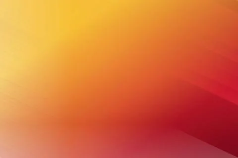 Warm Yellow To Red Gradient Abstract Background With Smooth Diagonal Light Fl Stock Illustration