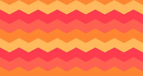 Warm zigzag chevron pattern background for design elements Stock Illustration