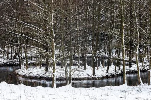 Warme Bode River im Harz Stock Photos