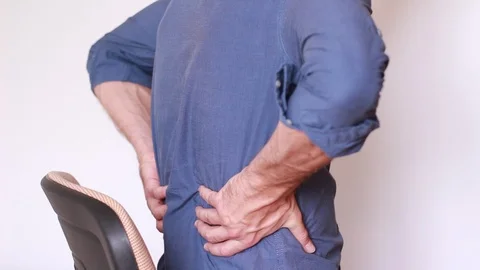 Warming up back muscles 動画素材 92298232