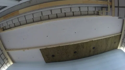 Warming of the balcony Video stock 83354987