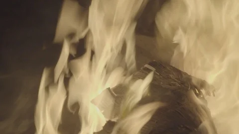 Warming By The Fire6 Stock Footage 92415721