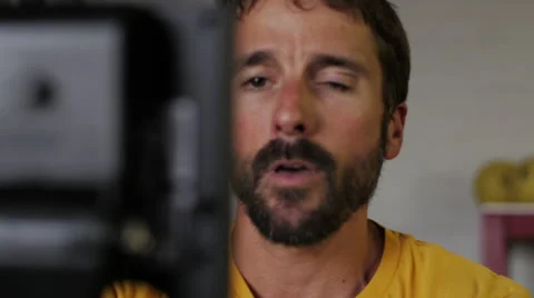 Warming up on Rower Stock Footage 42234738