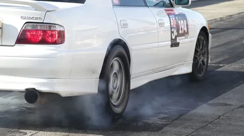 Warming rubber car Stock Footage 52458793