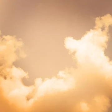 Warming sky with clouds Stock Photos