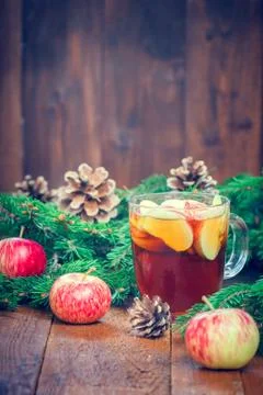 Warming winter drink Stock Photos
