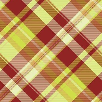 Warmth check seamless pattern, brazil tartan textile vector. Greeting backg.. Stock Illustration