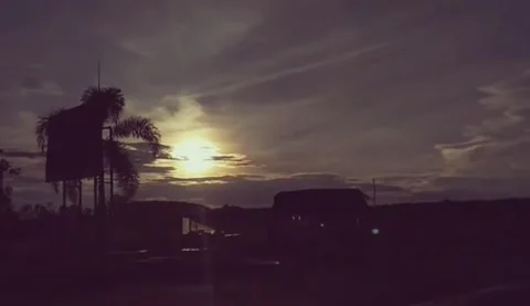 The warmth of the sunset Stock Footage 217415605