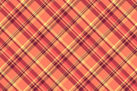 Warmtoned plaid pattern with intersecting lines creating a classic textile de イラスト素材