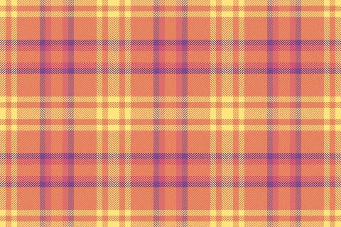 Warmtoned tartan pattern. A seamless texture of intersecting lines for classi Stockillustratie