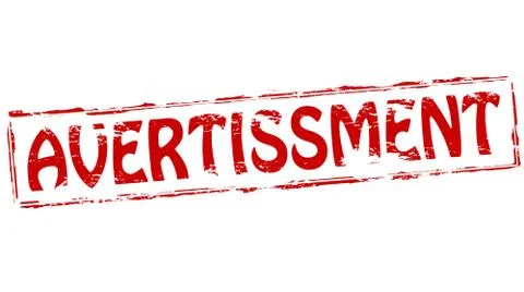 Warn Stock Illustration