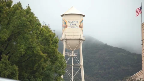 Warner Bros. Studios in Burbank, California in 4K Stock Footage 101360461