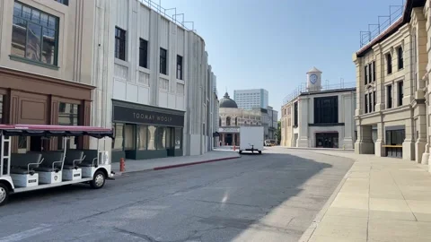 Warner Bros Studios Lot in Burbank CA Stock Footage 194964967
