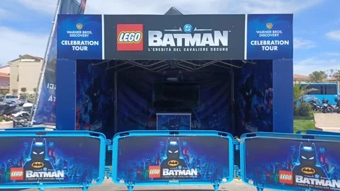 Warner Bros Tour Stand Batman June 14 2026 Viareggio Italy Stock Footage 336906892