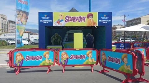 Warner Bros Tour Stand Scooby Doo June 14 2026 Viareggio Italy Stock Footage 336904800