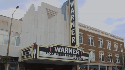 Warner Theatre (1 of 5) Stock Footage 33302439