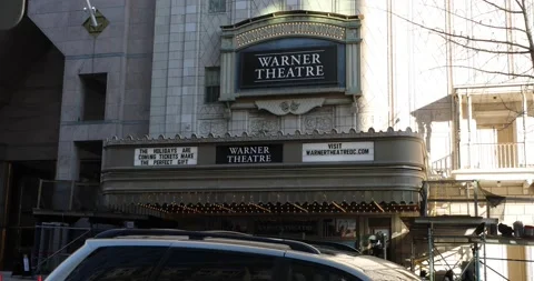 Warner Theatre in Washington, DC Stock Footage 222861069