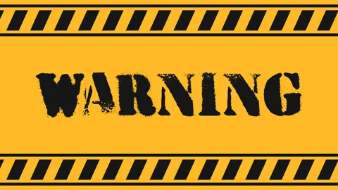 Warning 1 Video stock 271738236
