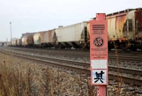 Warning 1 Foto stock