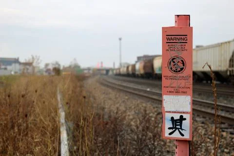 Warning 2 Foto stock