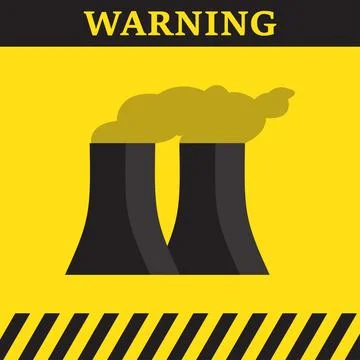 Warning air pollution Stock Illustration
