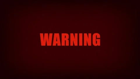 Warning alarm sign Stockbeeldmateriaal 242017747