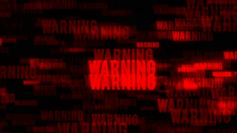 Warning alert concept background danger Stock Footage 204010043