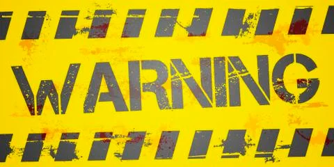 Warning Background Stock Illustration