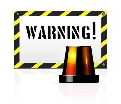 Warning background Vector warning background with flasher Copyright: xZoon... Stock Photos