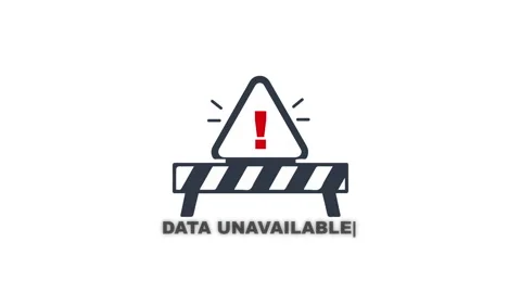Warning Barrier Icon Animation Data Unavailable 库存影片 339822963