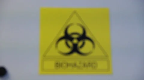 Warning Biohazard Stock-Footage 47170770