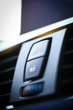 Warning button detail 写真素材