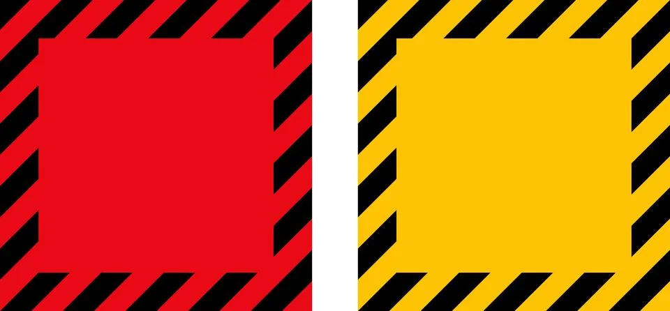 Warning caution danger vector signs. Attention sign, warning sign, caution sign Stock Illustration
