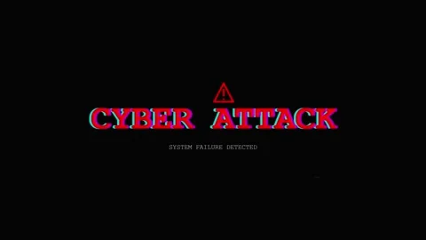 Warning concept glitch digital distortion error screen with signal noise Stock Footage 345370700
