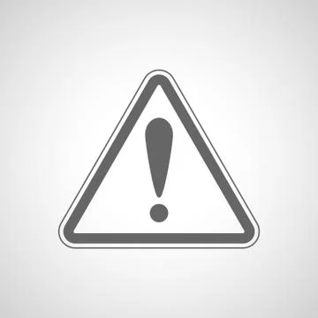 Warning danger sign. Vector illustration Stock Illustration