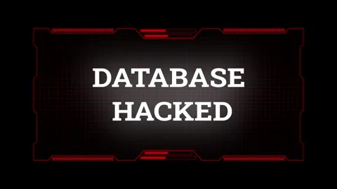 Warning Error Danger Digital System Security Alert Error Message. , Hacking Stock Footage 247166065