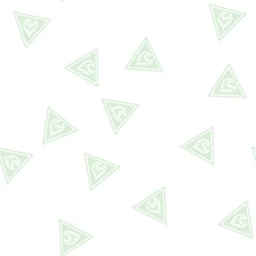 Warning fire glyph seamless pattern Stock Illustration
