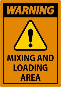 Warning Fire Will Cause Toxic Fumes Sign On White Background Stock Illustration