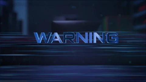 Warning Stock Footage 269774319