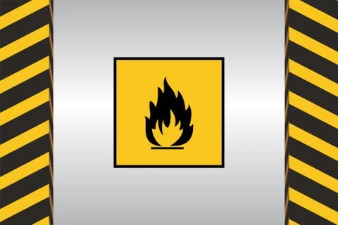 Warning Hazard Signs Stock Illustration